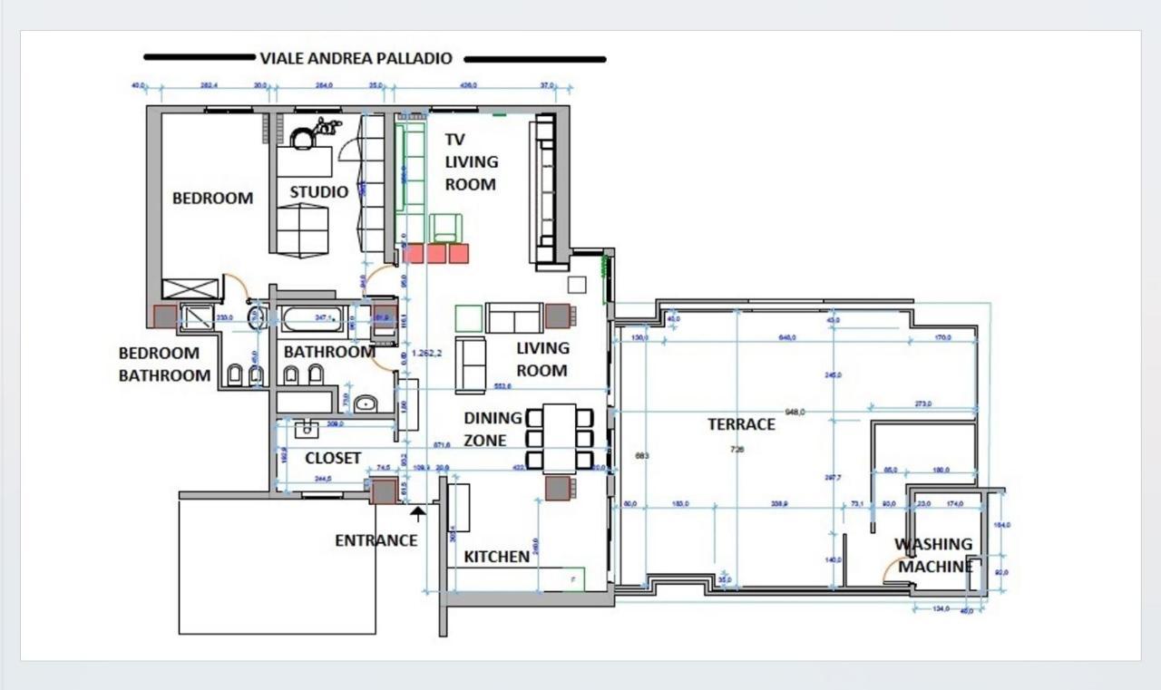 베로나 Palladio 20 Loft And Terrace 아파트 외부 사진